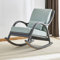 NOALED Moderne Chaiselongue, Massivholz-Schaukelstuhl, bequemer Sessel, gemütliches Schaukeln im Wohnzimmer, Schlafzimmer-Relax-Stuhl, Home-Getaway-Stuhl