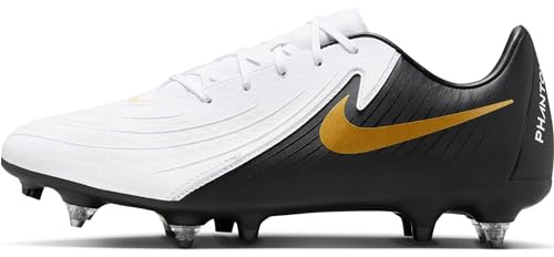 Nike Fußballschuhe Phantom Gx Ii Acad Sg-Pro Ac, White/Black-MTLC Gold Coin, FJ2549-100, 44 EU (10 US)