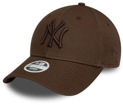 New Era New York Yankees MLB League Essential Tonal Braun 9Forty Verstellbare Damen Cap - One-Size