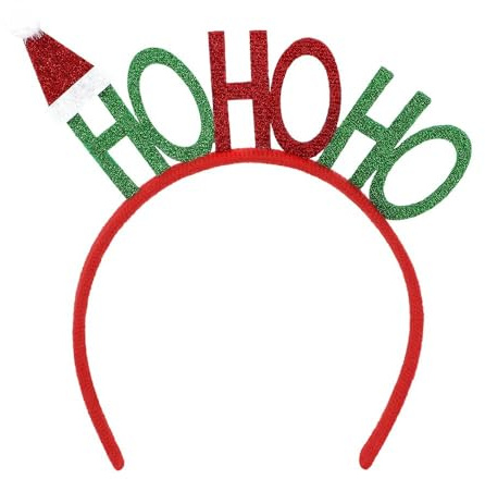 Boland Ho Ho Ho Adult Christmas Headband – Green – One Size