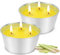 Citronella Kerze Outdoor Groß, 2 x 16oz -120 Std Zitronella Kerzen Draußen,Outdoor Kerze in Terrakotta-Schale - Natürliche Sojawachs Kerzen Set für Balkon,Picknick,Terrasse Tischdeko