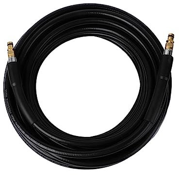 DIKACA Tubo Flessibile per Lavatrice da 15 M di Lunghezza in Gomma Ad Alta Pressione Resistente allo Scaldabagno per La Pulizia Dellauto Colore Casuale Disponibile