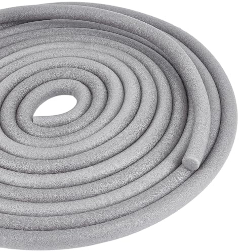BENECREAT 16mm x 12m/5/8IN x 39.4FT Backer Rod Foam, Gray | Backer Rod for Gaps and Joints, Foam Caulk Saver, Concrete Crack Filler, For Weather Stripping Door Seal