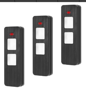 3 Stück Ersatz für Handsender S0mmer, Garagentoröffner 868,8 MHz, 2-Kanal, Fernbedienung für SOMloq2, 4018V0004 / 4015862001900 / S10019-00001
