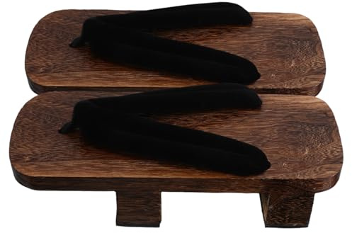 BESPORTBLE Japanese Wooden Clogs: Unisex Summer Sandals Traditional Kimono Footwear for Indoor Use Parties and Cosplay Stylish Slippers