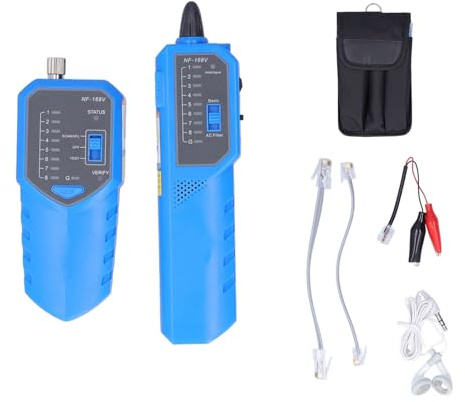 Détecteur Coupure Fil Robot Tondeuse, Traceur Électrique pour Câble Électrique CAT5 CAT6, Lumière Rouge 650nm - Anti Interférence, Multi Modes de Traçage, Usage Professionnel