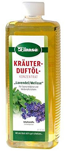 Finnsa Duftöle für Sauna und Verdampferschalen 1,0 l, Lavendel/Melisse
