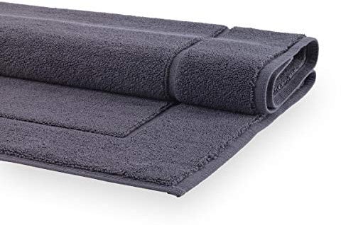 Aquanova Badteppich London Graphit 60x60 60x100 70x120, Größe:60x100