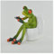Prezents.com Comical Frogs - On the Toilet Small Resin Figurine Great For Home Gift