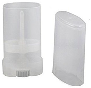 15 ml transparente leere Kunststoff-Ovale Deo-Behälter, Lipgloss-Balsam, Röhrchen für selbstgemachten Lippenbalsam, Lippenstift, Kreide, Chapstick, Ampullen, Halter für 10 Stück (transparent)