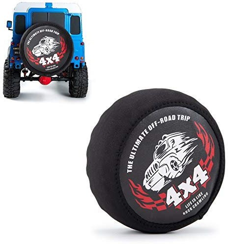 XUNJIAJIE 1/10 RC Auto Ersatzreifen Abdeckung Rad Abdeckung for 1/10 Scale RC Crawler Car Zubehör TRX4 SCX10 (#A)