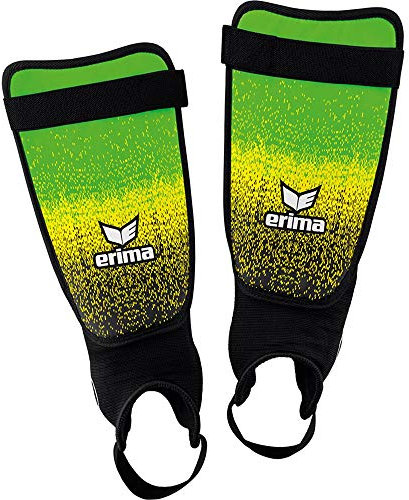 Erima Equipment - Schienbeinschoner Flex Guard Ergono Schoner GruenSchwarzGelb L