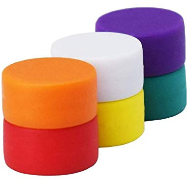 Magnetpro Aimants en néodyme antirouille et imperméables avec revêtement protecteur, Dia 13mm 6 couleurs, Super aimants particulièrement adaptés au tableau magnétique en verre