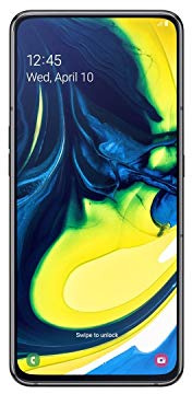 Samsung Galaxy A80 Mobile Phone; Sim Free Smartphone - Black (UK version)
