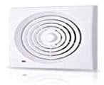 Garsaco Import 45120 Abluftventilator für Haushalt, 10 W, 80 mm, 150 m, Kuppelzeit, 230 V, Weiß, Einheitsgröße