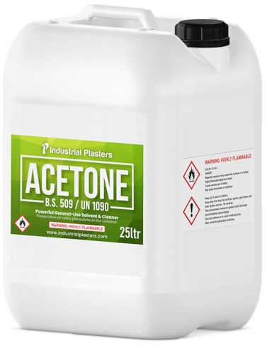 Pure Acetone 25L Powerful Solvent & Cleaner Nail Polish Remover 99.7% Pure (25 Litre)