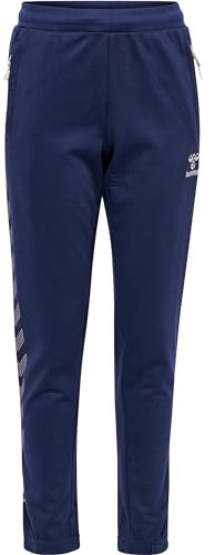 hummel Unisex Kinder Hmlmove Grid Cotton Kids Casual Pants, Marine, 128 EU