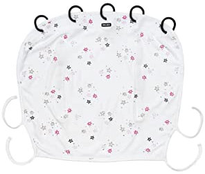 Dooky Universal Sonnenschutz, Wetterschutz für Babyschale, Kinderwagen,Buggy(UV-Schutz LSF40+, TÜV getestet, universelle Passform, stylisher Windschutz, Baby Erstausstattung),Twinkle Stars,DOOKY126620