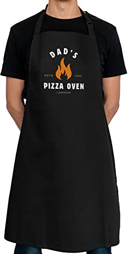 Stickerscape Pizza Apron | Pizza Oven Adults Apron for Men | Gifts for Fathers Day, Birthday or Christmas | Pizza Accessories for Dad