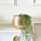 Gold Hammered Metal Planter 20cm x 20cm