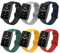 WindRen 6 Pcs Kompatibel Für Xiaomi Mi Band 7 Pro Armband, Sport Silikon Uhrenarmband Mi Band 7 Pro Armband Smartwatch Ersatzarmband mit Xiaomi Smart Band 7 Pro