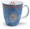 TeaLogic Teebecher Tasse Agadir - Becher Teetasse mit Mosaik - Fine Bone China (380 ml)