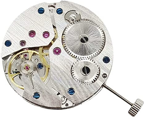 Josenidny Uhrwerk ST3600 17 ETA 6497 Uhrwerk, geeignet für mechanische Uhren, Handaufzug, silber
