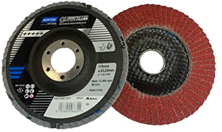 Flap DISC 115MM 80 GRIT Norton Quantum Quality Fast Stock Removal 66254461031