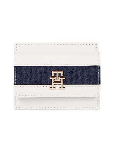 Tommy Hilfiger Porte Cartes En Cuir Blanc Ref: AW0AW14641 taille OS