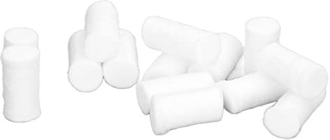 Blutstillende Watte,Nasenbluten-Set,Nasenblutenstöpsel Aus Baumwolle,Watterollen 5 Packungen Nasenbluten-Wattestäbchen Weicher Nasenblutenstopper Aus Baumwolle Für Heimkrankenhaus