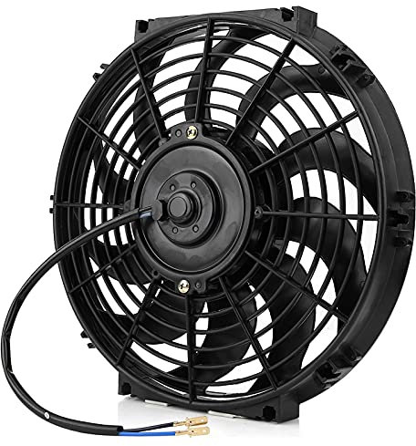 12inch Electric Radiator Cooling Fans, 12V Universal Car Slim Push Pull Electric Engine Cooling Fan with Mounting Kit ventilator 12v