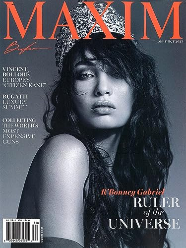 MAXIM MAGAZINE - SEPTEMBER / OCTOBER 2023 - R'BONNEY GABRIEL (Cover) BRAND NEW