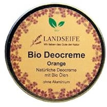 Landseife Bio Deocreme mit Orangenduft