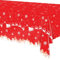 Weihnachten Party Tischdecken 2 Stück Weihnachtsmann fährt Schlitten Tischedecke für Weihnachten Tischdeko, 137 x 274 cm