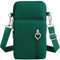 Handytasche zum Umhängen Damen, Handy Umhängetasche, Mini Handy Umhängetasche, Leichte Kompakte Crossbody Umhängetasche mit Schultergurt und Kopfhörer Loch, für Alltag Shopping Reisen (Grün)