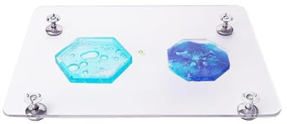 Selbstnivellierender Tisch | Acryl-Nivellierbrett für Harz,Verstellbarer Kunstbedarf, langlebiger Nivelliertisch für die Schmuckherstellung, Tischplatte, Formenbau