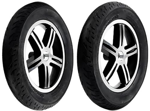 Elektrorollstuhl Hinterräder, 1 Paar 12 Zoll-Rollstuhl Ersatz Räder, Rollstuhlräder Ersatz Hinten