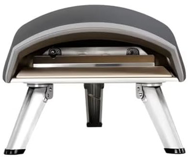 Four à pizza à gaz Portable et Professionnel | Cuisson rapide | Pierre réfractaire incluse | Compact et facile à transporter | 37mBar | 64x40,5cm | Idéal pour cuisine en extérieur, pour le camping