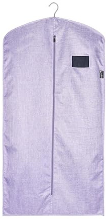 LYUCAYHQ Atmungsaktive Kleidersäcke aus Baumwolle und Leinen für Reisen, Kleidertaschen, Anzug Tasche Reisen, für Mäntel, Jacken, Hemden, Kleider und Pullover(Purple,58 * 110cm/23 * 43in)