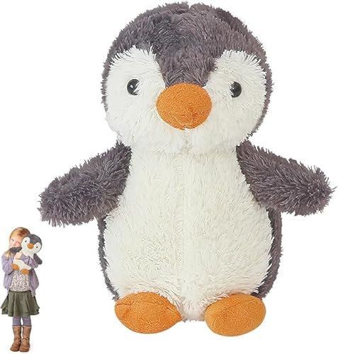 Auirshiky Kuscheltier Pinguin Plüschtier für Kinder, Pinguin-Stofftier zum Spiel und Geburtstag