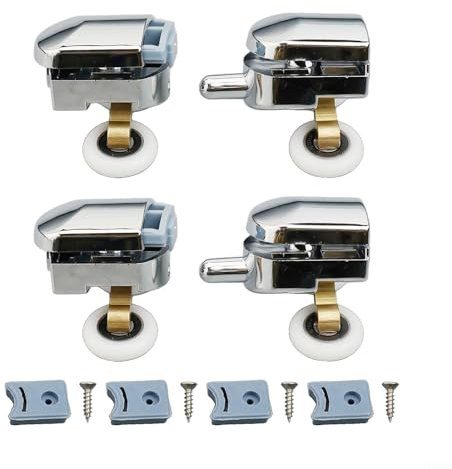 Twin Top Design Ersatzrollen Pack aus starker Zinklegierung (4 Stück)