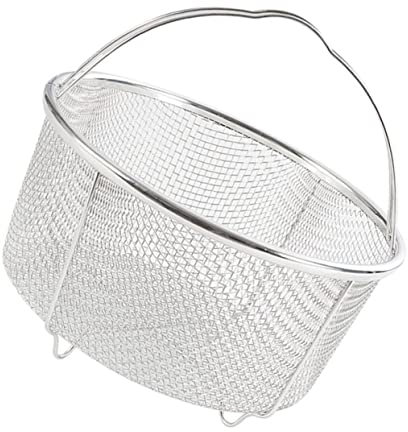 GRADENEVE Panier De Cuisine Multifonction En Acier Inoxydable 23cm Panier à Vapeur Égouttoir Et Panier à Fruits Pratique Pour Cuisson Et Service
