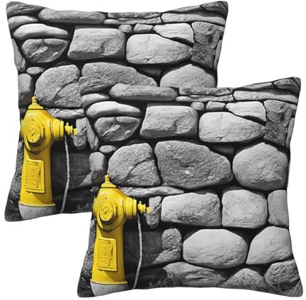 UENFFKDAP Kieselstein-Kissenbezug, weich, unsichtbarer Reißverschluss, modische Heimdekoration, verschiedene Größen, 2 Stück