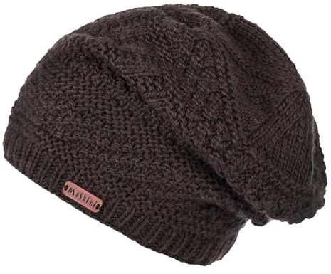 Moshiki | Wolle Beanie SHARTSE mit Baumwoll-Fleece Band gefüttert | Damen und Herren | 100% Wolle, Futter 100% Baumwolle (KBA)