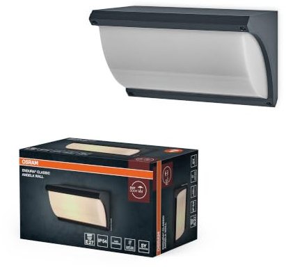 Osram Endura Classic Angela Wall E27 IP54 Dark Grey