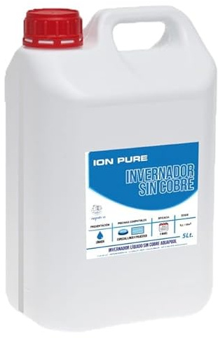 Ion Pure Invernador líquido para Piscinas 5 L | Tratamiento de Invierno sin Cobre | Mantiene el Agua Clara y Reduce la Cal