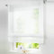 Yujiao Mao Semi Sheer Roman Blinds Slot Top Window Curtains Shades, White 60x155cm