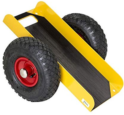 Plattenwagen - Transportwagen mit 2 Lufträder - Ladeboden mit Gummibezug - Tragfähigkeit 200 kg - Industriequalität