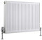 Milano Compact White Type 21 Horizontal Double Panel Plus Convector Radiator - 600mm x 800mm