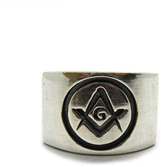Sterling silber herren ring 925 Freimaurer R001998 Empress